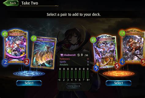 My Personal Take 2 Card Tier List : r/Shadowverse .
